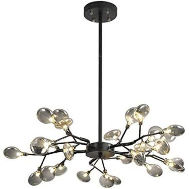 Imagem de Moderno Lustre De Casa De Fazenda Luminária, Lustres Firefly De Design Criativo, Iluminação Pingente De LED Altura Ajustável Para Sala De Jantar,9,A,Collector88