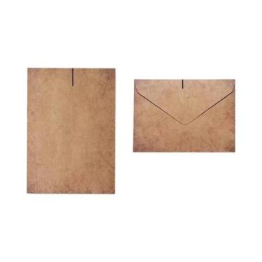 Imagem de Conjunto De Envelopes De Papel Kraft Vintage Para Cartas De Amor Manus
