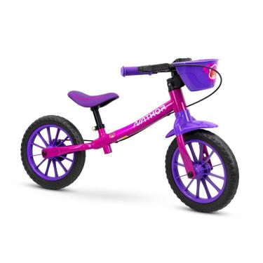 Imagem de Bicicleta de Equilíbrio Infantil Balance Bike Feminina Nathor-Feminino
