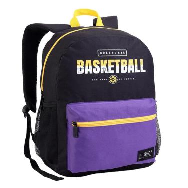 Imagem de Mochila Juvenil 17" Masculina Basket MJ43431 - Seanite