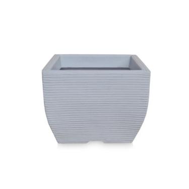 Imagem de Vaso De Planta Decorativo Em Polietileno 30X40 Cinza Claro - Foster Pl