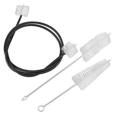 Imagem de WALFRONT 3 Pçs Kit de Limpeza de Chifre Conjunto Abrangente de Ferramentas de Limpeza de Escova para Trompete Trombone Chifre Cornet Fácil de Transportar e Armazenar para Músicos