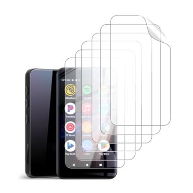 Imagem de Oshmirian [Pacote com 6] Protetor de tela Innioasis G5 MP3 Player – Filme PET ultratransparente com dureza 6H, película protetora HD antiarranhões e sem bolhas para leitor de música Innioasis G5