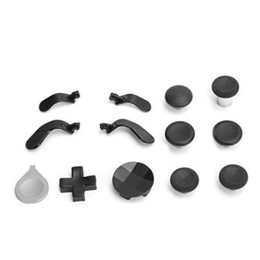 Imagem de Generic Kit de Joysticks de Troca de Metal para Gamepad One Series 2 para Jogabilidade de Precisão, para Jogadores, Metal + Silicone (Preto)