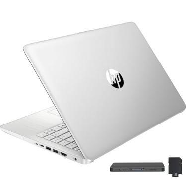 Imagem de Notebook 14” HP Stream HD BrightView, Intel Celeron N4120, 16 GB RAM, 288 GB de armazenamento, Intel UHD Graphics, Webcam 720p, Wi-Fi, 1 ano de Office 365, Win 11 S, prateado