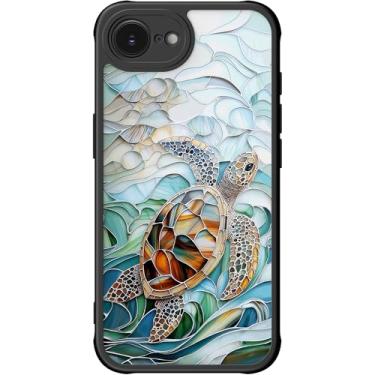 Imagem de DEENAKIN Capa para iPhone 16e fofa, capa rígida floral estética, compatível com Magsafe, capa de telefone fina protetora moderna exclusiva retrô coquete ocidental para mulheres e meninas, casco de