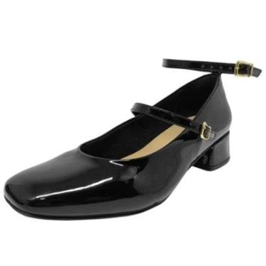 Imagem de Sapato Feminino Salto Baixo Boneca Conforto Sua Cia-Feminino
