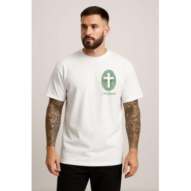 Imagem de Camiseta Masculina Básica Algodão Respirável Camisa Casual Conforto Le