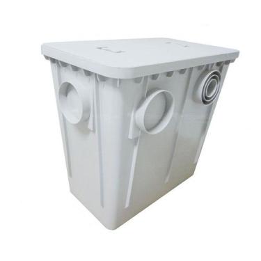 Imagem de Caixa de Gordura 52 Litros com Cesto e Sifão (Atende até 2 cozinhas) -