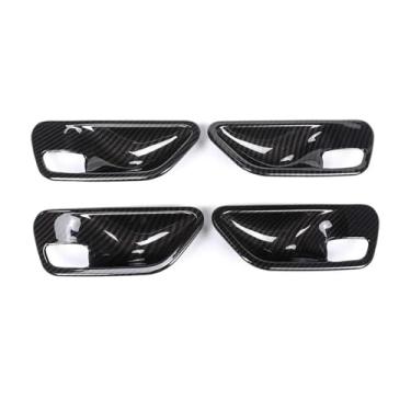 Imagem de Protetor de painel de guarnição para maçaneta da porta interna, compatível com BMW Série 3 F30 F31 2012-2019 Série 4 F36 2014-2019 3GT F34 2013-2019