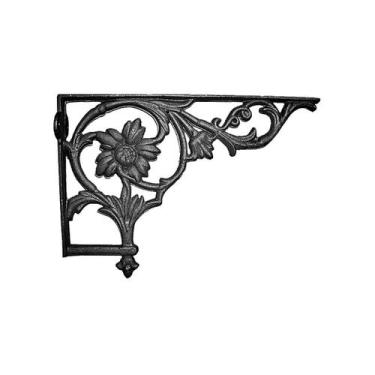 Imagem de Cantoneira Mão Francesa Hera em ferro fundido N09 53x32cm - Fundição J