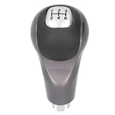 Imagem de Naroote Manopla de Mudança de Marcha MT Suave, Bastão de 5 Velocidades Adequado para 2006-2011, Plástico + Metal, Modelos Fit DX EX LX (UM(prata))