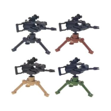 Imagem de Conjunto De Blocos De Montar Militares Com Figuras De Soldados, Armas 