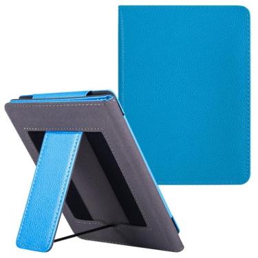 Imagem de Capa com Suporte para Kindle Paperwhite 5ª/6ª/7ª/10ª Geração - Azul - 