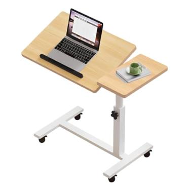 Imagem de Mesa Ergonômica para Notebook MDF com Altura Ajustável e Tampo Reclinável Conforto e Estabilidade(Cor da madeira)