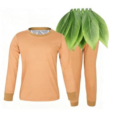 Imagem de Jurebecia Fantasia de desenho animado Role Play para meninos camiseta longa e calça infantil de Halloween vestido de festa de aniversário 3-10 anos (estilo 1, 3T (3-4 anos))