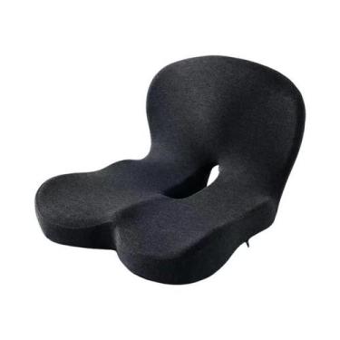 Imagem de Almofada Ergonômica Para Cadeira Com Encosto, Macia E Lavável, Para Co