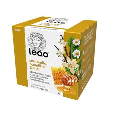 Imagem de Chá Leão Camomila, Baunilha e Mel - 10 Sachês.