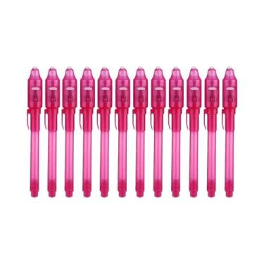Imagem de Conjunto De Canetas De Tinta Invisível 4-12pcs Com Luz UV, Marcador Má