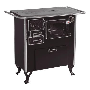 Imagem de Fogão A Lenha C Forninho C Caixa Dir Preto Fornos Pinhal N2