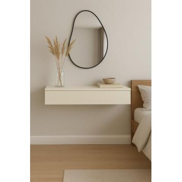 Imagem de Aparador Suspenso Nicho Rack Elegance 1 Gaveta 80cm Offwhite - Lojas 3