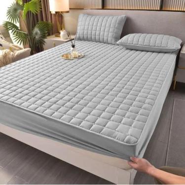 Imagem de Protetor Colchão Impermeável Capa Solteiro Box 1,88X88cm - ARETHA ENXO