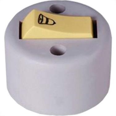 Imagem de Interruptor Externo Ilumi Redondo Cinza 1 Campainha 1713Pct - Kit C/10