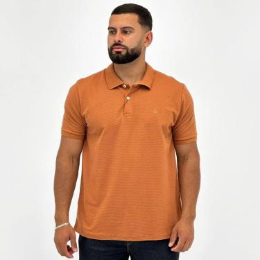 Imagem de Camisa Polo Ogochi Texturizada Slim Manga Curta Masculina-Masculino