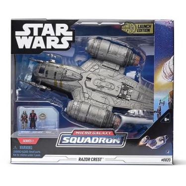 Imagem de Star Wars Nave Espacial Razor Crest 20 cm Com Figuras - Sunny Brinqued