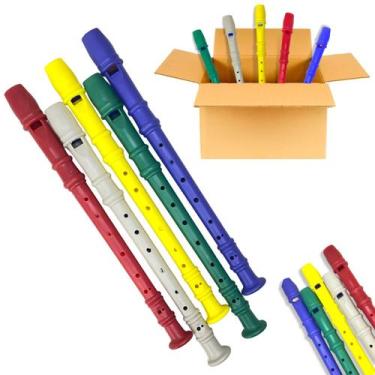 Imagem de Flauta Doce Infantil Brinquedo Instrumento Plástico - - Europio, Unida