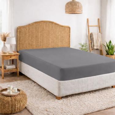 Imagem de Lençol Solteiro com Elástico Micropercal 400 Fios – 1 Peça Premium Toque Macio
