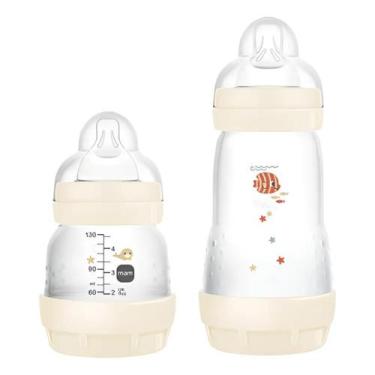 Imagem de Kit Mamadeira MAM Easy Start Anticólica Starter Set 0+ meses 130ml e 2