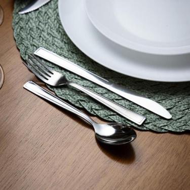 Imagem de Colher para Sobremesa Logan 15cm Aço Inox Rojemac Profissio - Wolff