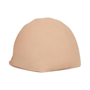 Imagem de Cabeça De Manequim De Silicone Cor De Pele Com Ombros Antiderrapante E