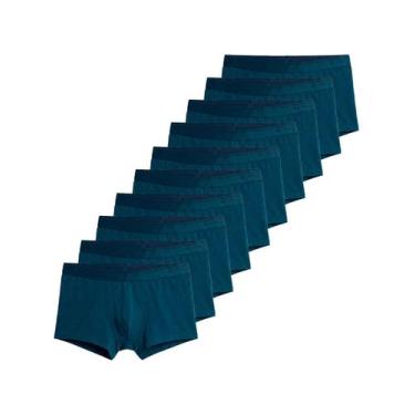 Imagem de Kit com 10 Cuecas Sunga Lupo 480-003, Azul marinho, M