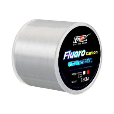 Imagem de Linha De Pesca Fluorocarbono 120M 0.2mm-0.6mm 7.15LB-45LB Superfície D