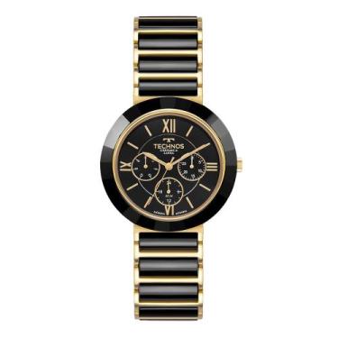 Imagem de Relógio Technos Feminino Cerâmica Dourado - 6P29AMJ/1P