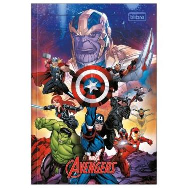 Imagem de Caderno Brochurão Grande Universitário Avengers Vingadores 80 Folhas C