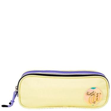 Imagem de Estojo 2 Compartimentos Capricho Candy Popcorn - Amarelo - Sestini, Am