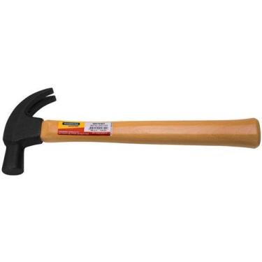 Imagem de Martelo de Unha Jateado e Envernizado Basic com Cabo em Madeira 25mm -