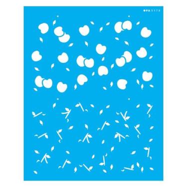Imagem de Stencil de Acetato para Pintura 20x25 cm OPA - 3170 - Estamparia Fruta