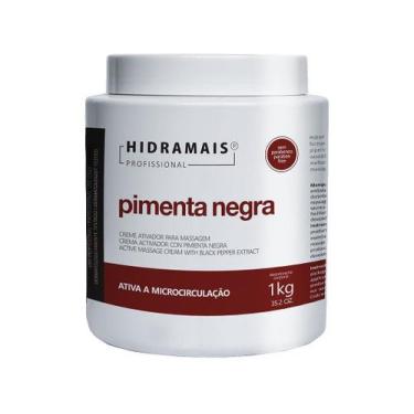 Imagem de Creme Para Massagem Modeladora Pimenta Negra Hidramais 1kg