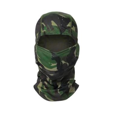 Imagem de Máscara Facial Completa Camuflada Unissex Com Proteção Solar, Respiráv