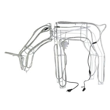 Imagem de Rena Mangueira Led Branco Frio Com Movimento Externo 220V