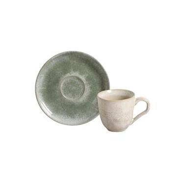 Imagem de Conjunto com 6 Xícaras De Café com 6 Pires Bio Moss
