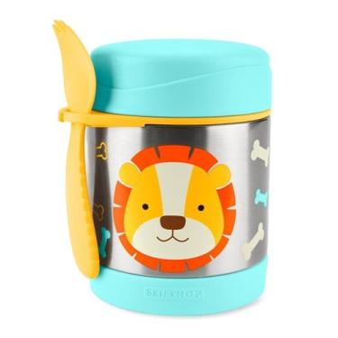 Imagem de Pote Térmico com Talher Skip Hop Zoo Leão 325ml
