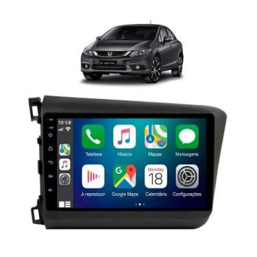 Imagem de Kit Multimidia Civic 2015 2016 9 Pol Android Carplay 1.5GHZ 4/64GB - F