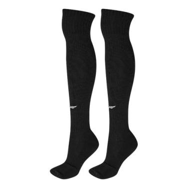 Imagem de Meiao penalty matis conforto respiravel, Preto, Branco, 39