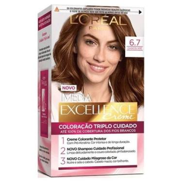 Imagem de Tintura Imédia Excellence Creme 6.7 Chocolate L'Oréal Paris - L'oréal 