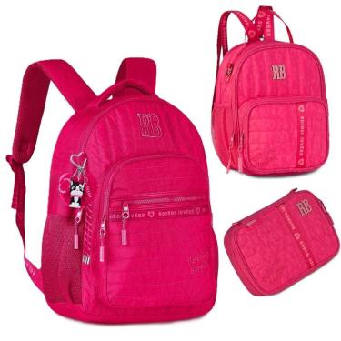 Imagem de KIT MOCHILA DE COSTAS +E LANCHEIRA + ESTOJO BOX REBECCA BONBON-Feminino